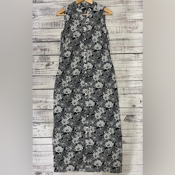 Talbots Dresses & Skirts - Talbots Floral Button‎ Down Maxi Dress Sz. 4P